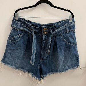 Free people denim shorts